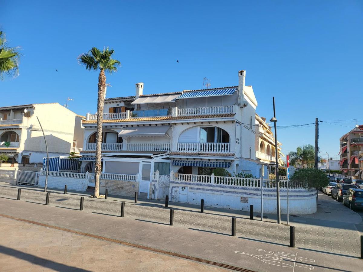 Casa Primera Linea Playa Tamarit Santa Pola Esterno foto
