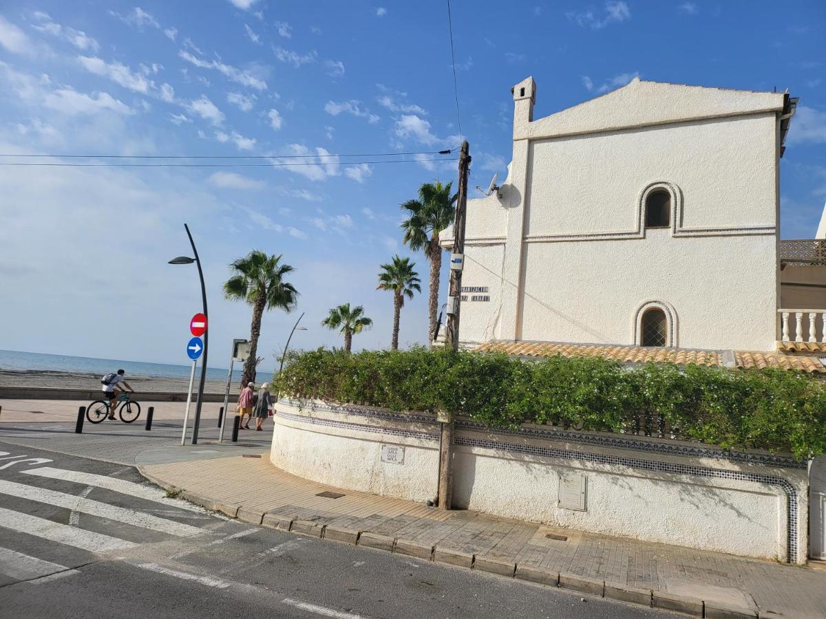 Casa Primera Linea Playa Tamarit Santa Pola Esterno foto