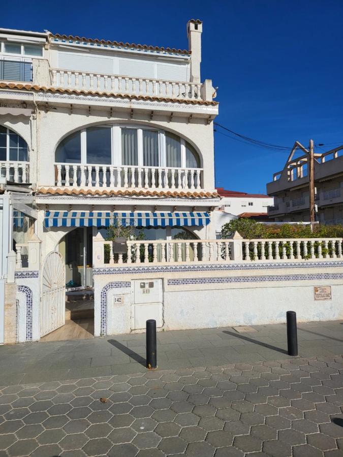 Casa Primera Linea Playa Tamarit Santa Pola Esterno foto