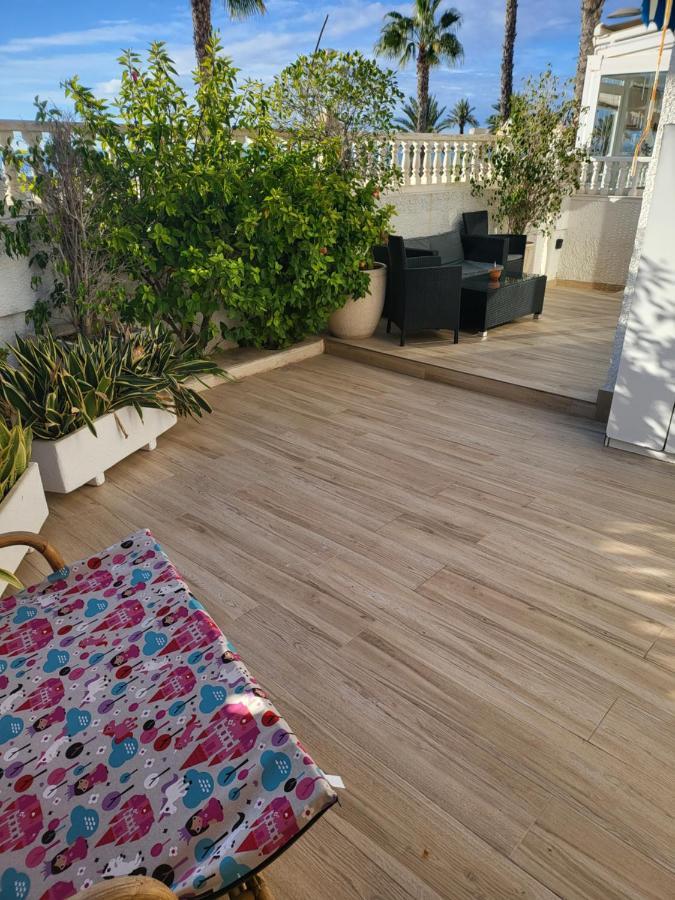 Casa Primera Linea Playa Tamarit Santa Pola Esterno foto