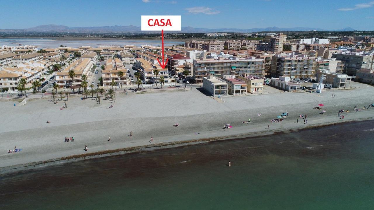 Casa Primera Linea Playa Tamarit Santa Pola Esterno foto